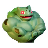 Bulbasaur Musculoso Pokemon Impreso En 3d