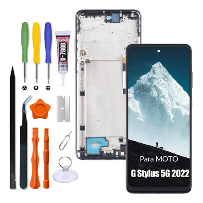 Pantalla Para Moto G Stylus 5g 2022 Motorola Xt2215-3 Display - Con Marco | Envío gratis