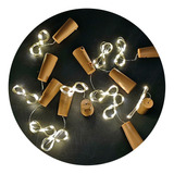 Alambre Luces Led 2 Metros Tapon Botellas Pilas Lr Navidad