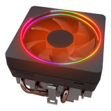 Enfriador De Cpu Con Iluminacion Led Rgb Con Disipador De Ca