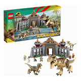 Lego Jurassic Park 30º Aniversario Ataque De T. Rex E Raptor