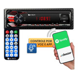 Aparelho Automotivo De Som Carro Bluetooth 2 Usb Fm Am Aux