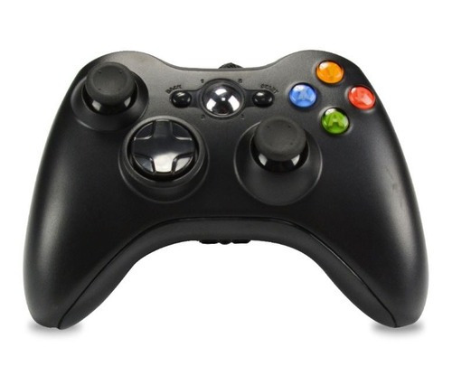 Control Xbox 360 Alambrico Pc  Windos Usb Negro Gamepad Caja