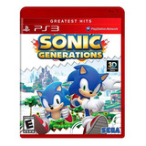 Sonic Generations - Ps3 | Ação 3d Clássico E Moderno