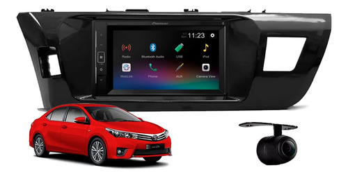 Central Multimidia Pioneer Toyota Corolla 2015 2016 2017