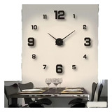 Reloj De Pared Con Diseño 3d Moderno Grande Sala Comedor