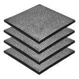 Piso De Caucho Pastelon Outdoor  100 X 100 X 20 Mm Negro