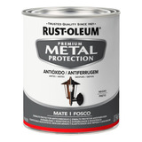 Esmalte Anticorrosivo Metal 946ml Negro Mate Rust Oleum