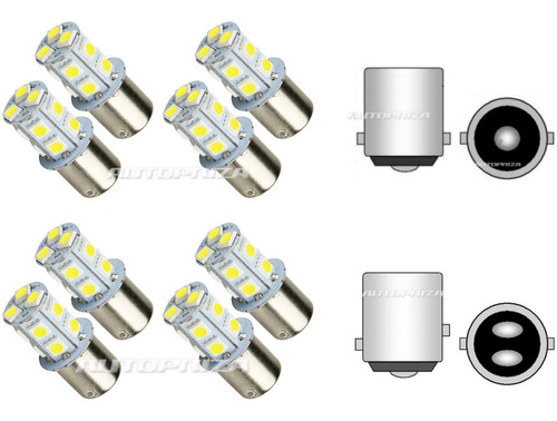 Kit Lamparas Led 1 Y 2 Polos 12v. P/ Faros Traseros, 8 Un.