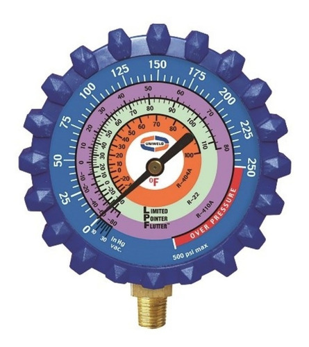 Reloj Para Manómetro De Baja Uniweld R410, R404 Y R22
