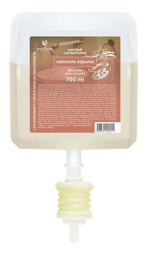 Sabonete Espuma Vanilla E Cardamomo 700 Ml (refil)
