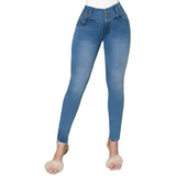 Jeans Mujer Pantalón Colombiano Mezclilla Strech Push Up 07o