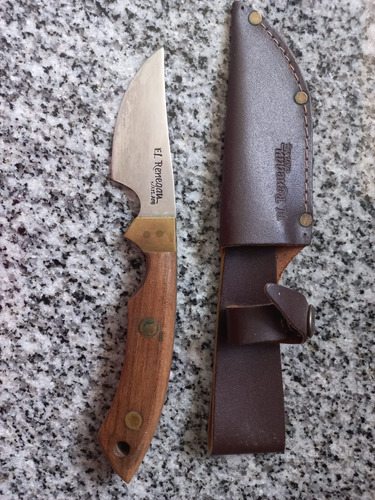 Cuchillo De Asado El Renegau Artesania Argentina Con Funda