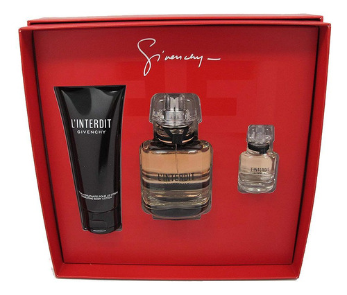 Set De Regalo Perfume Givenchy L'interdit Edp De 80 Ml Para