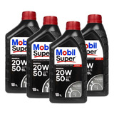 Óleo 20w50 Mobil Super Api Sl Mineral - 4 Litros