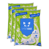 15 Kg Arena Smart Cat Premium Para Gato Aglutinante 3 X 5 Kg