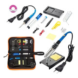 Kit Eléctrico Cautín 60w Regulable 16 Accesorios 