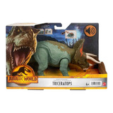 Jurassic World Dominion Triceratops Roar Strikers