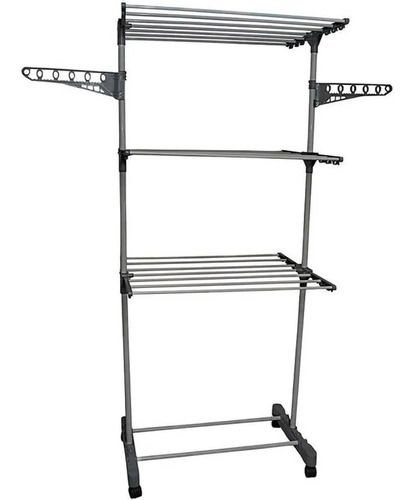 Tendedero Rack Ropa Plegable Espacio Para Ganchos Grande