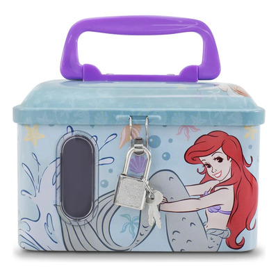 Alcancia Metalica Disney Ariel La Sirenita Con Candado Ariel La Sirenita Agua