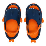 Sandalias Chanclas Para Niños Sharky Tiburón 