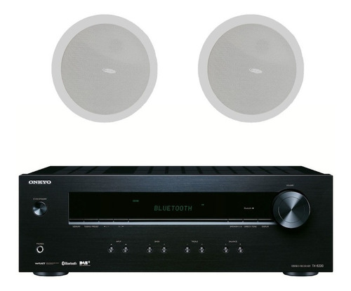 Kit Amplificador Onkyo Tx8220 Y 2 Bocinas Wharfedale C250 Ms