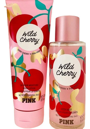 Conjunto Victoria's Secret - Wild Cherry - Ed. Limitada