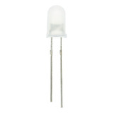 1000 Unidades Led 5mm Blanco Frio Difuso 3-3,2v 8000°k