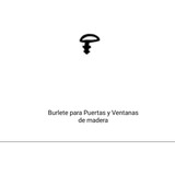 Burlete Para Puertas Y Ventanas De Madera Bulbo (10mt) Negro