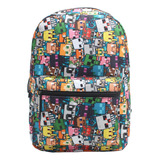 Mochila Juvenil Pattern Minecraft