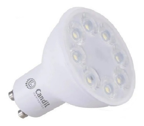 Lampara Dicro Led 7w Gu10 Candil Calido / Frio / Neutro X5 U