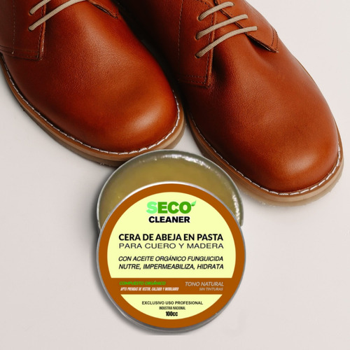 Cera De Abeja 100ml Para Cuero Zapatos Camperas Tapados