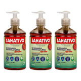 Gel Sanativo 500ml 70% Aloe Vera | Higiene E Proteção Mãos