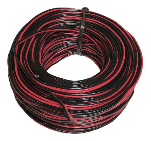 Cable Para Bafle 2 X1,5 Mm Rojo Y Negro Rollo 30 Mts Envio