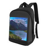 Mochila Escolar Personalizable Con Led Para Estudiantes