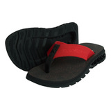 Chinelo Sandalia Kenner Rakka Flamengo Vermelho E Preto