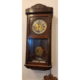 Reloj Antiguo De Pared A Pendulo Gustado Becker 1909 Aleman