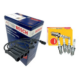 Kit Cables Bosch + Bujias Ngk Renault Logan 2 K7m 1.6 8v Gnc