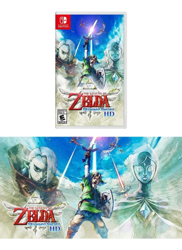 Zelda Skyward Sword Hd Nintendo Switch Con Lampara Y Funda 