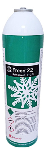 Lata Gas Refrigerante R22 Por 1kg Dupont Chemours. 