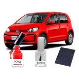 Kit Retoque Chapa Rojo Peugeot Universal + Pincel + Barniz