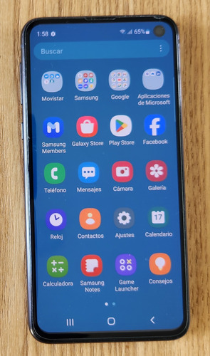 Celular Galaxy S10e 128gb Color Prism Black Excelente Estado