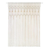 Mkono Macrame Cortina Para Colgar En La Pared Cortinas De Ve