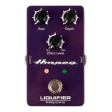 Pedal De Efecto Bajo Analog Chorus Ampeg Liquifier Color Violeta Oscuro