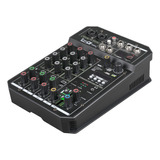 Mezclador Pro Dj Ga04 4 Canales+bluetooth/usb Interfaz Graba