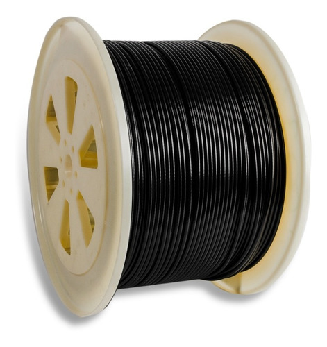 Cable De Acero 7x19 De 1/8 A 3/16 Forro Pvc Negro  (100 M)