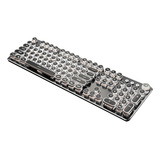 Teclado Retro Punk De 104 Teclas Con Cable Para Pc,