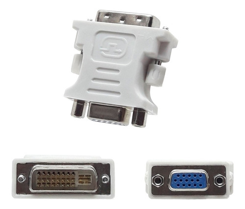 Adaptador Dvi 24 + 5 Para Vga Placa Dvi Para Vga 5 Cm