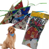 Kit 10 Bandanas Pet Shop Banho Tosa Atacado P Cachorro Gato