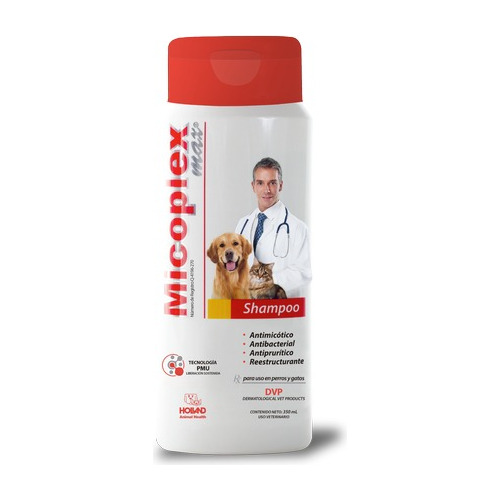 Shampoo Micoplex Max 350 Ml Antimicótico Perros/gatos Hongos